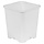 Gro Pro Premium White Square Pot 7 in x 7 in x 9 in (100/Cs)