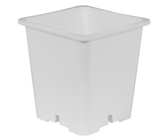 Gro Pro Gro Pro Premium White Square Pot 9 in x 9 in 10.5 in (100/Cs)