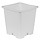 Gro Pro Premium White Square Pot 9 in x 9 in 10.5 in (100/Cs)