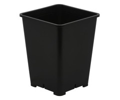 Gro Pro Gro Pro Premium Black Square Pot 6 in x 6 in x 8 in (100/Cs)