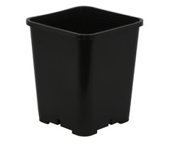Gro Pro Gro Pro Premium Black Square Pot 7 in x 7 in x 9 in (100/Cs)
