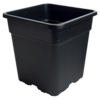 Gro Pro Gro Pro Black Square Pot 1 Gallon