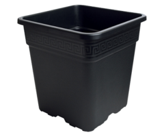 Gro Pro Gro Pro Black Square Pot 1 Gallon