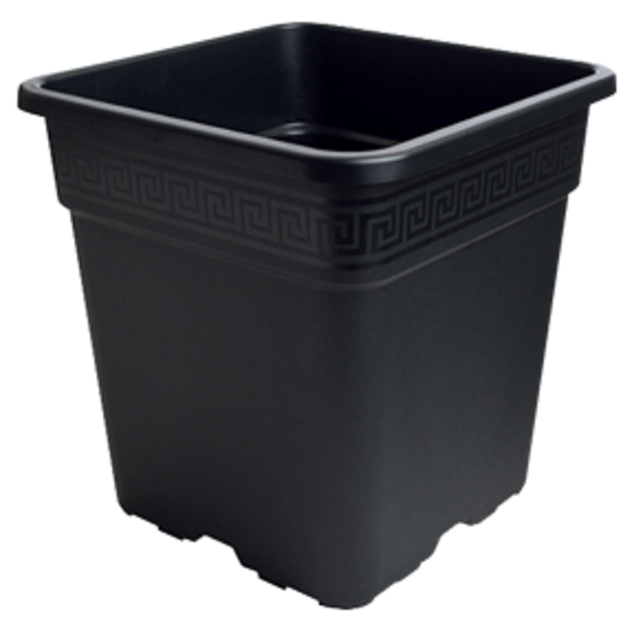 Gro Pro Gro Pro Black Square Pot 1 Gallon