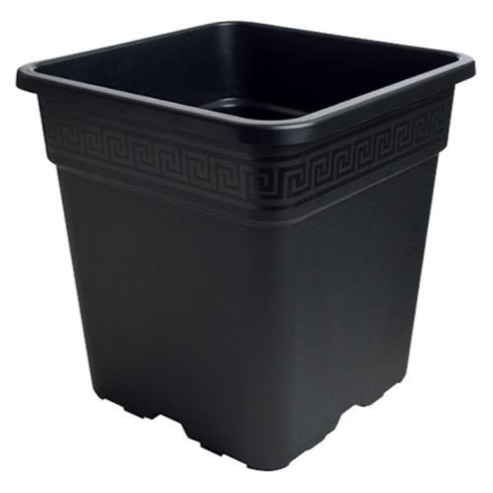 Gro Pro Gro Pro Black Square Pot 2 Gallon