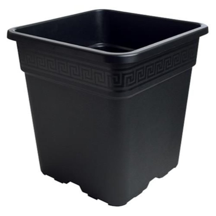 Gro Pro Gro Pro Black Square Pot 5 Gallon