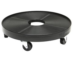 DeVault Plant Dolly Black 16 in Round (8/Cs)
