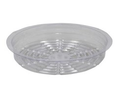 Gro Pro Gro Pro Premium Clear Plastic Saucer 6 in (50/Cs)