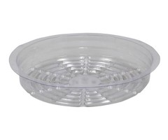 Gro Pro Gro Pro Premium Clear Plastic Saucer 8 in (50/Cs)