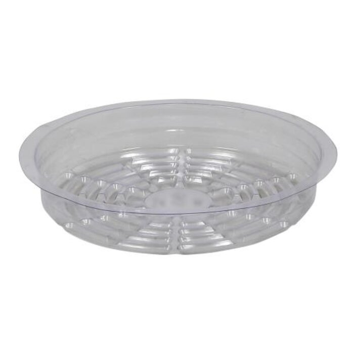 Gro Pro Gro Pro Premium Clear Plastic Saucer 8 in (50/Cs)