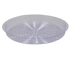 Gro Pro Gro Pro Premium Clear Plastic Saucer 12 in (50/Cs)