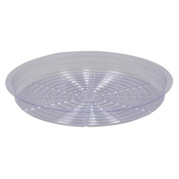 Gro Pro Gro Pro Premium Clear Plastic Saucer 12 in (50/Cs)