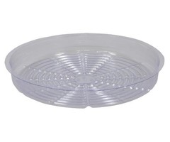 Gro Pro Gro Pro Premium Clear Plastic Saucer 14 in (25/Cs)