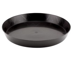 Gro Pro Gro Pro Heavy Duty Black Saucer - 10 in (50/Cs)