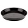 Gro Pro Heavy Duty Black Saucer - 10 in (50/Cs)