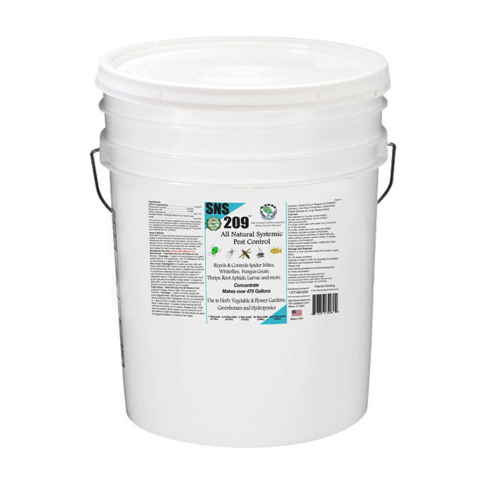 Sierra Natural Sciences SNS 209 Systemic Pest Control Conc. 5 Gallon