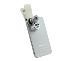 Growers Edge Grower's Edge Universal Cell Phone Illuminated Microscope w/ Clip - 60x (20/Cs)