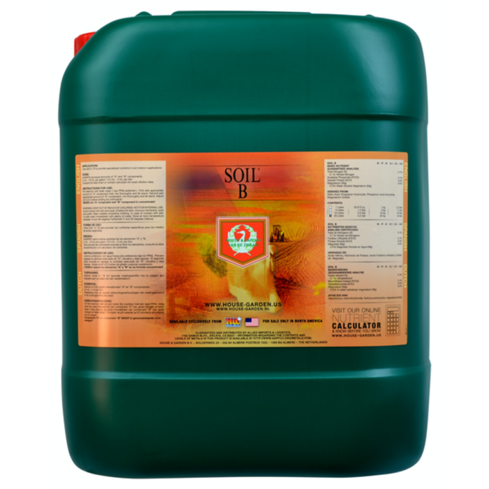 House & Garden House and Garden Soil B 20 Liter (1/Cs)