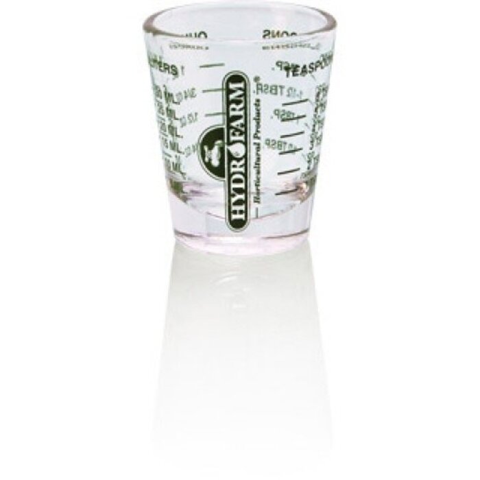 Hydrofarm Mini Measure Shot Glass, pack of 12
