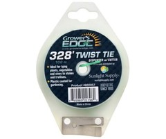 Growers Edge Grower's Edge Green Twist Tie Dispenser w/ Cutter - 328 ft