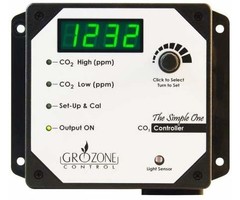 Grozone Controls Grozone Control SCO2 0-5000 PPM CO2 Controller - Simple One Series