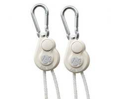 Sun Grip Sun Grip Push Button Light Hanger 1/8 in White -1/Pair (12/Cs)
