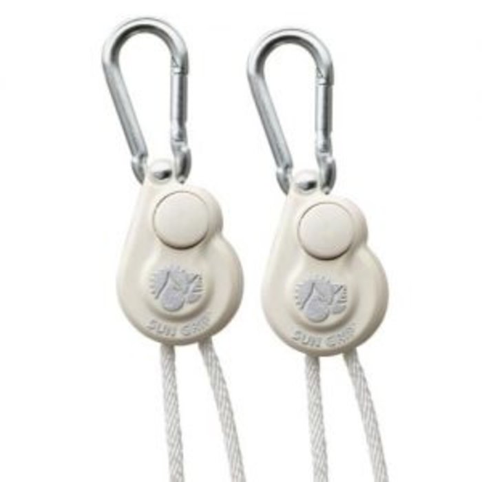 Sun Grip Sun Grip Push Button Light Hanger 1/8 in White -1/Pair (12/Cs)
