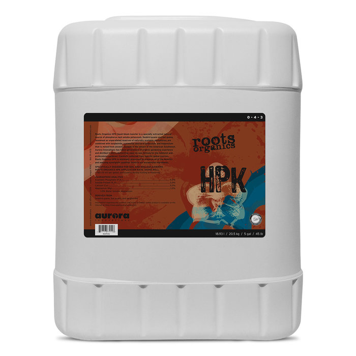 Aurora Innovations Roots Organics HPK Bat Guano & K-Mag 5 Gallon