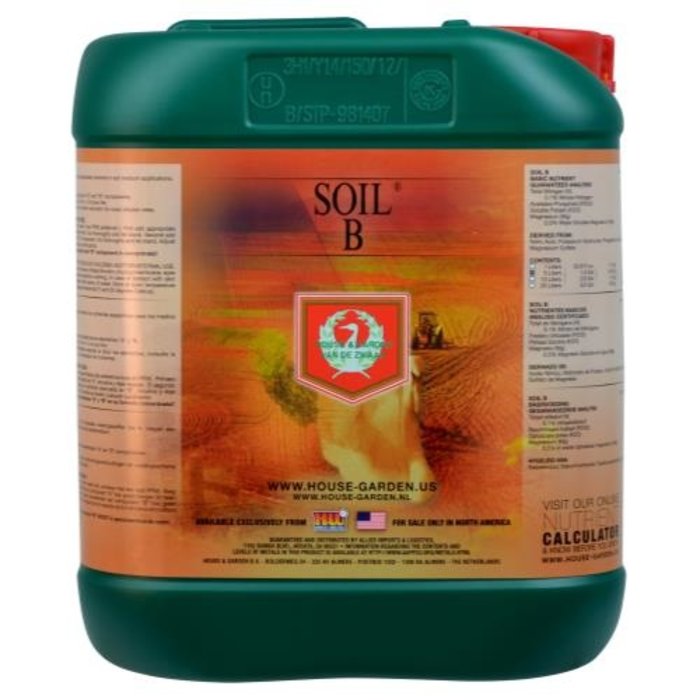 House & Garden House and Garden Soil B 5 Liter (4/Cs)