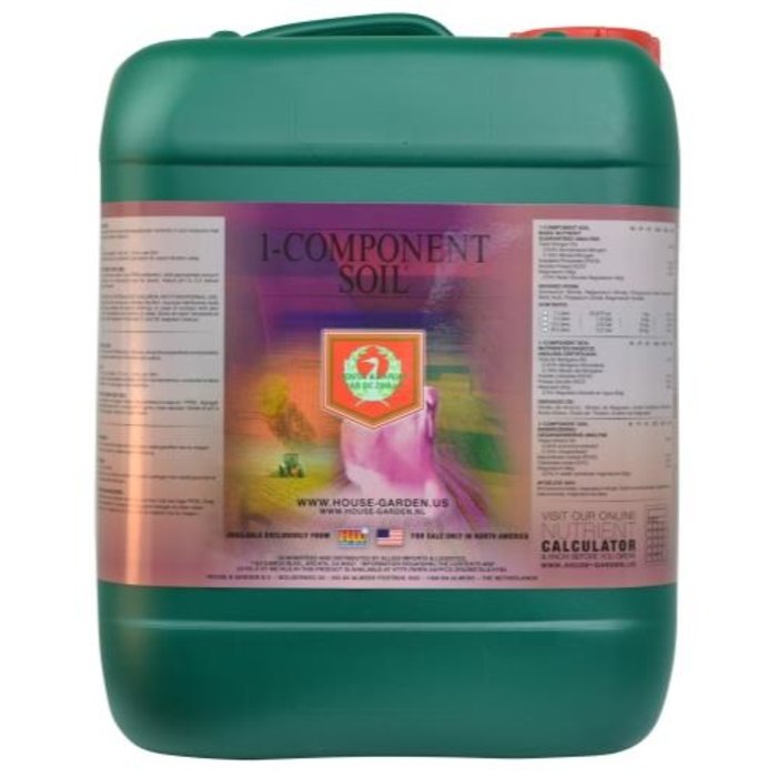 House & Garden House and Garden 1-Component Soil 10 Liter (2/Cs)