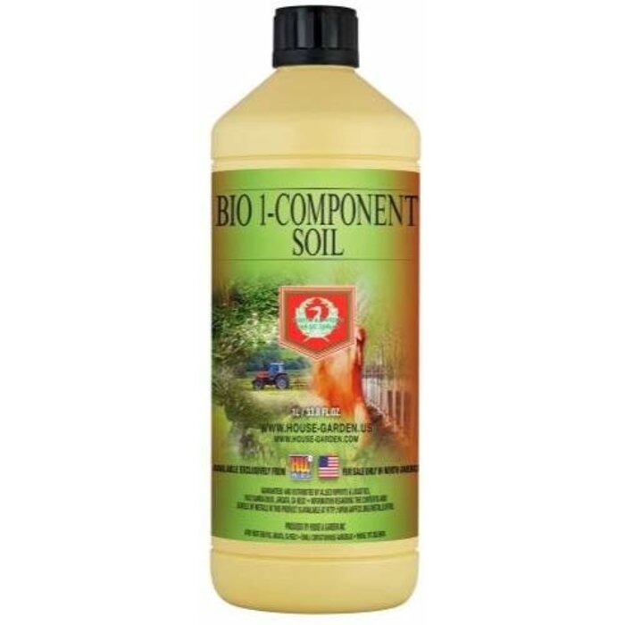 House & Garden House and Garden Bio 1-Component Soil 1 Liter (12/Cs)