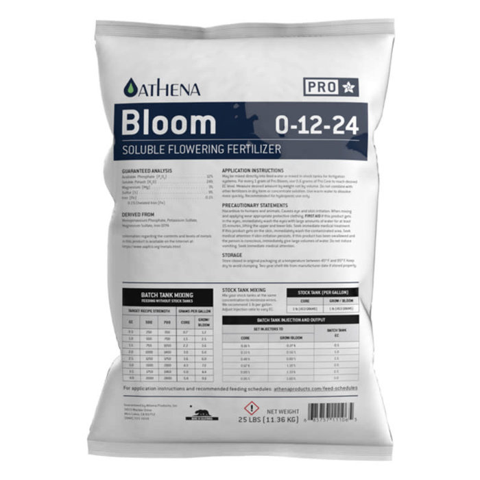 Athena - Pro Bloom 25lb bags