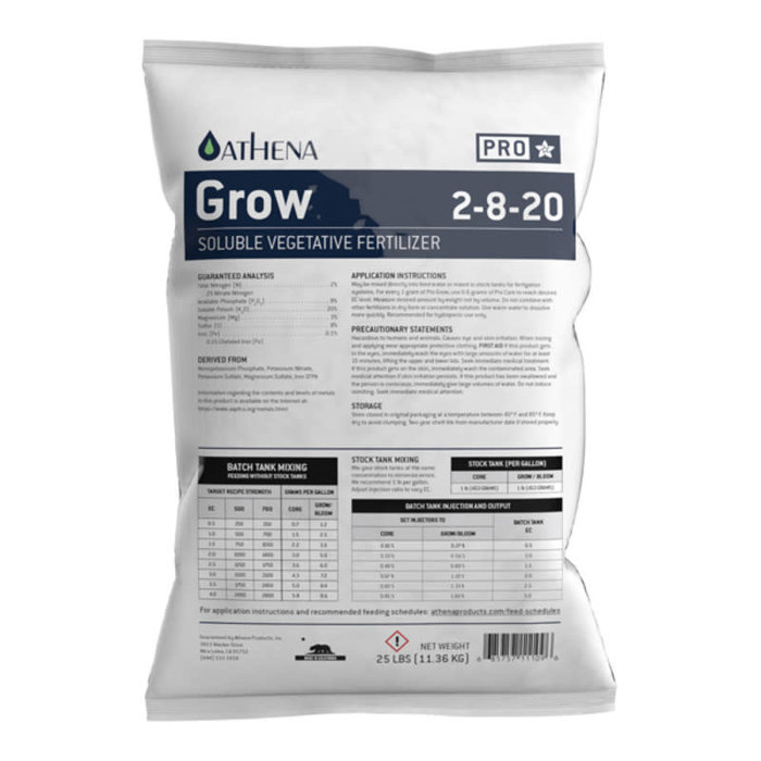 Athena - Pro Grow 25 lbs bags