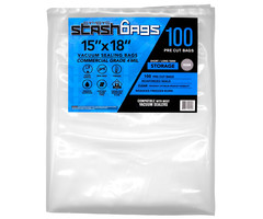 Stash Bags Symbys - Stash Bags All Clear 15 x 18 100pcs