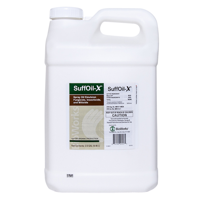 BioWorks - SuffOil-X Insecticide / Miticide / Fungicide - 2.5gal - OMRI Listed