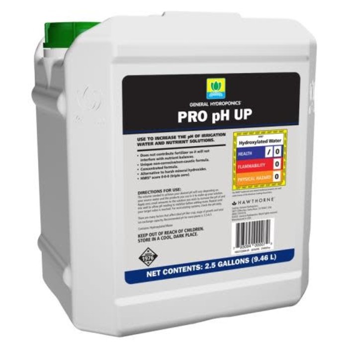 General Hydroponics - PRO pH Up 2.5 gal
