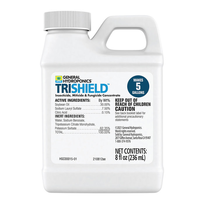 General Hydroponics - TriShield Isecticide / Miticide / Fungicide 8 oz