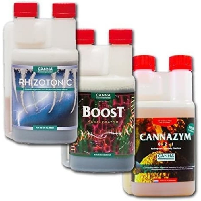 Canna - Additives Bundle Boost, Rhizotonic, Cannazym 250ML