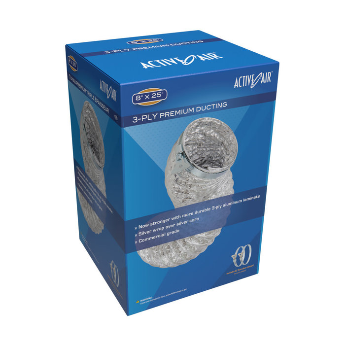 Active Air - Premium Ducting, 8" x 25'