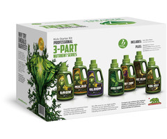 Emerald Harvest - Kick Starter Kit 3-Part Base: Grow, Micro, Bloom, 1 qt