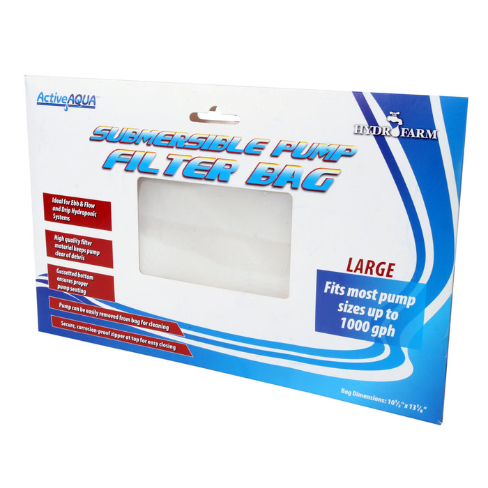 Active Aqua - Submersible Pump Filter Bag, 10.5" x 13.125
