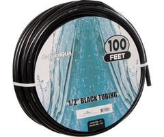 Active Aqua - 1/2" ID Black Tubing 100'