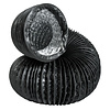 CAP - Black Lightproof Ducting w/Clamps. 6" - 25'