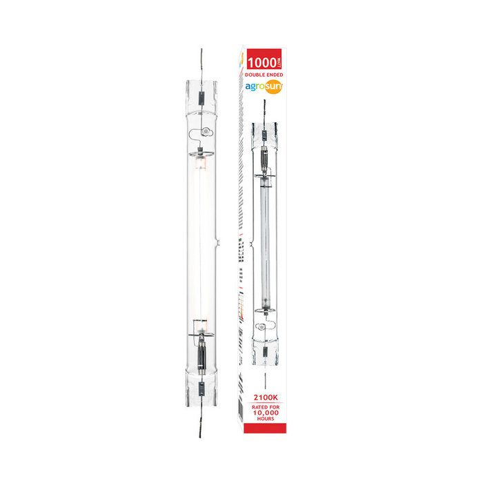 Agrosun - Double-Ended High Pressure Sodium (HPS) Lamp, 1000W