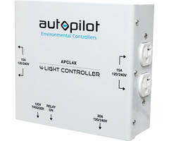Autopilot - 4-Light High Power HID Controller, 4000W (120/240V) 30A X-Plug