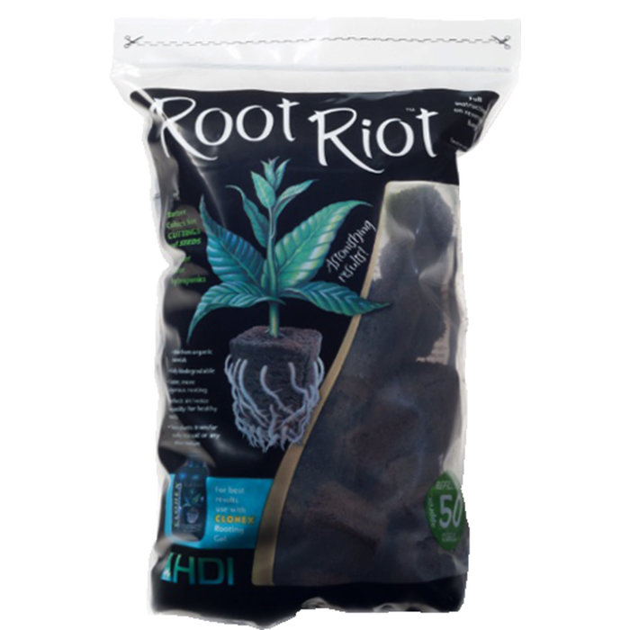 Hydrodynamics Intl Inc - Root Riot Replacement Cubes - 50 Cubes