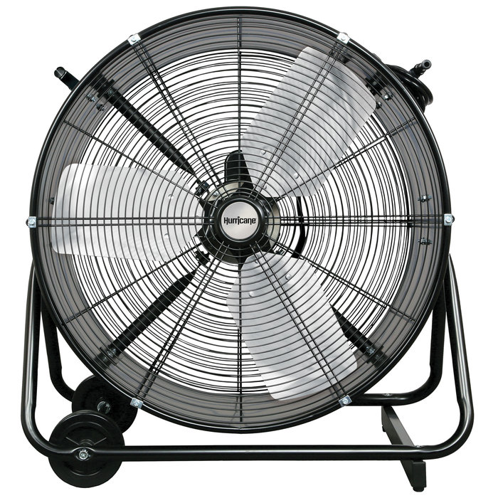 Hurricane - Pro Heavy Duty Adjustable Tilt Drum Fan 24 in