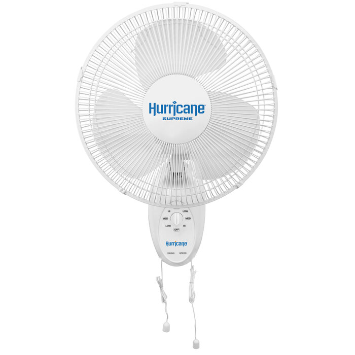 Hurricane - Supreme Oscillating Wall Mount Fan 12 in (63/Plt)