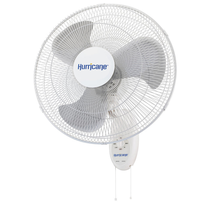 Hurricane - Supreme Oscillating Wall Mount Fan 18 in
