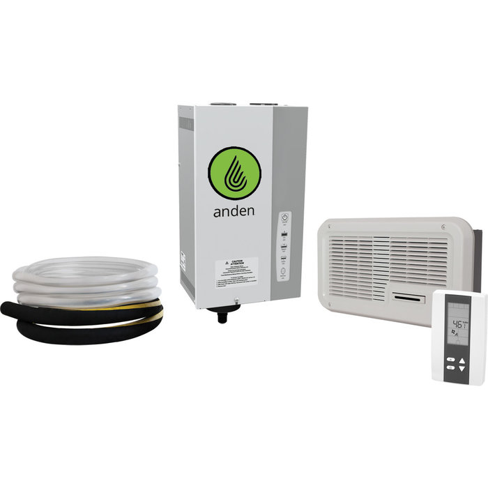 Anden - Steam Humidifier w/Fan Pack and Digital Humidistat